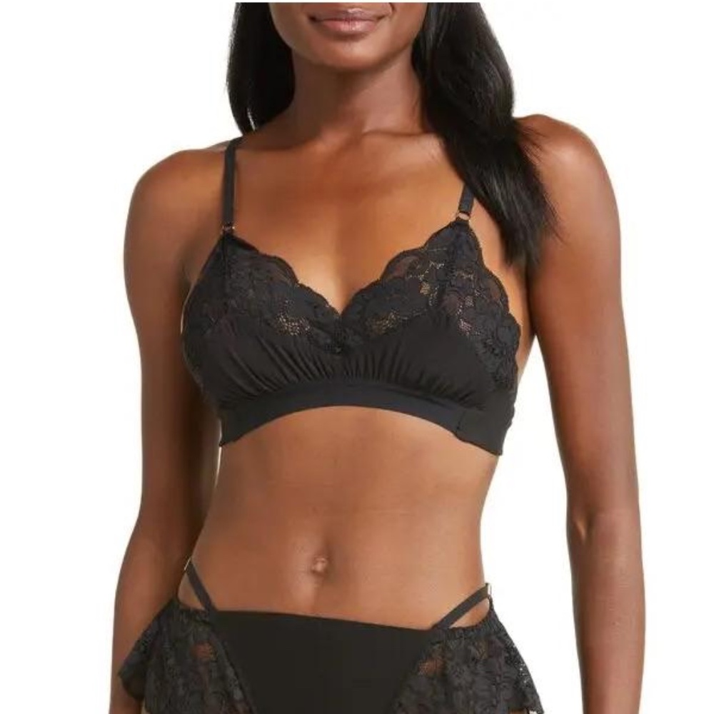 We Are HAH Ladies Lounge Bralette - Noir
